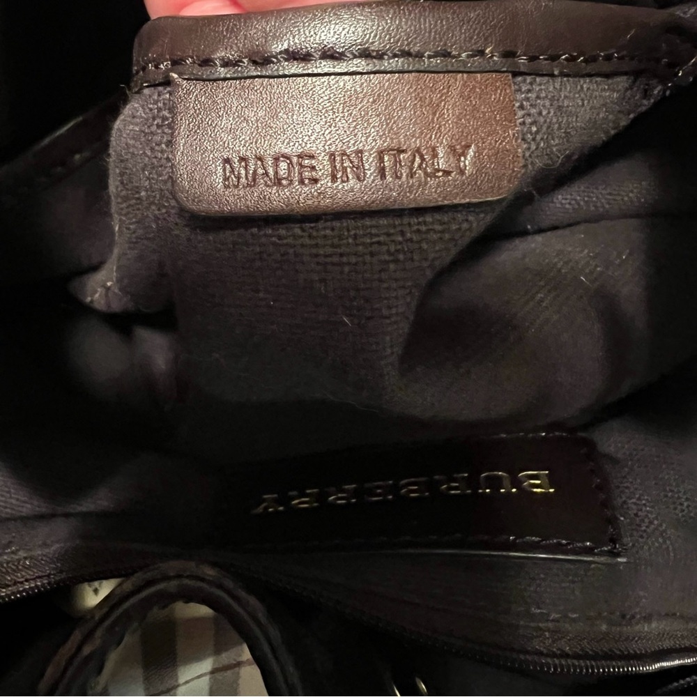 Burberry Haymarket check belted hobo - Picture 9 of 12